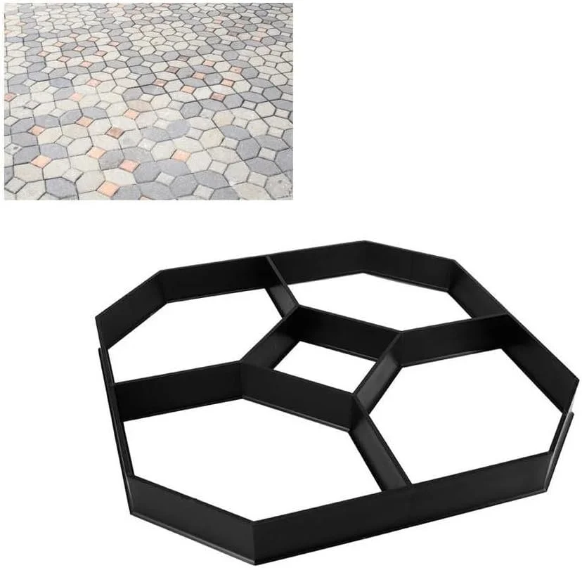 قالب سنگ فرش بتنی شش ضلعی برای ساخت مسیر باغ، حیاط و پاسیو