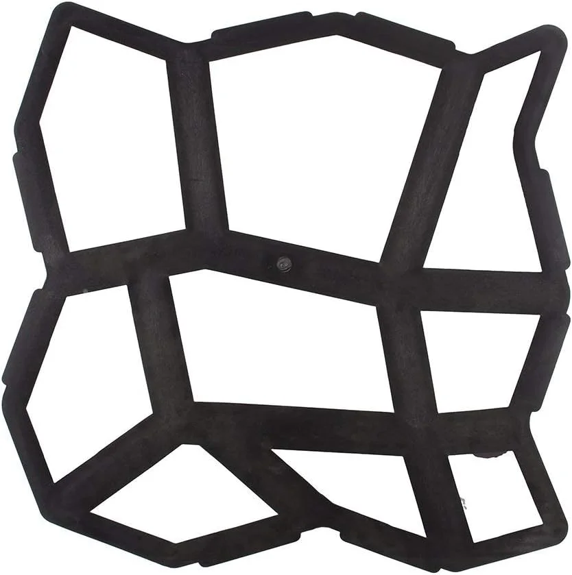 قالب ساخت مسیر آجری نامنظم 43x43 سانتی‌متری ESPRIT KIDS، قالب پلاستیکی برای سنگ فرش بتنی، مناسب برای مسیر باغ، پاسیو، راهرو و پیاده‌رو