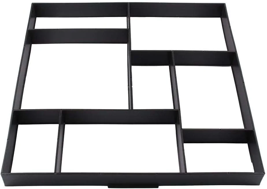 قالب سنگ فرش باغ GQCQGS، قالب بتنی پلاستیکی 8 شبکه ای برای ساخت مسیر پیاده روی، حیاط و باغ