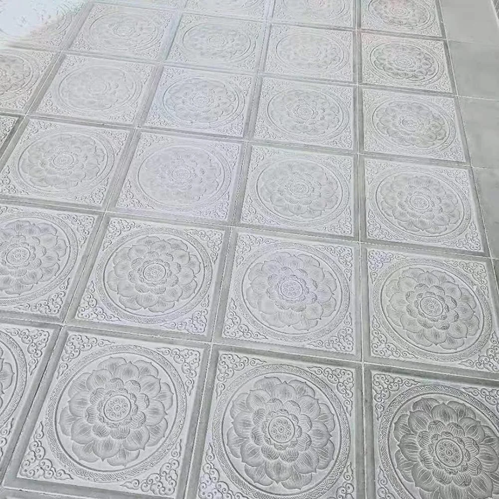 قالب سنگ فرش مربعی آجر سیمانی قالب های سنگفرش مسیر باغ DIY قالب پلاستیکی کاشی کف ساختمان باستانی قالب سنگ پدال منظره برای حیاط چمن