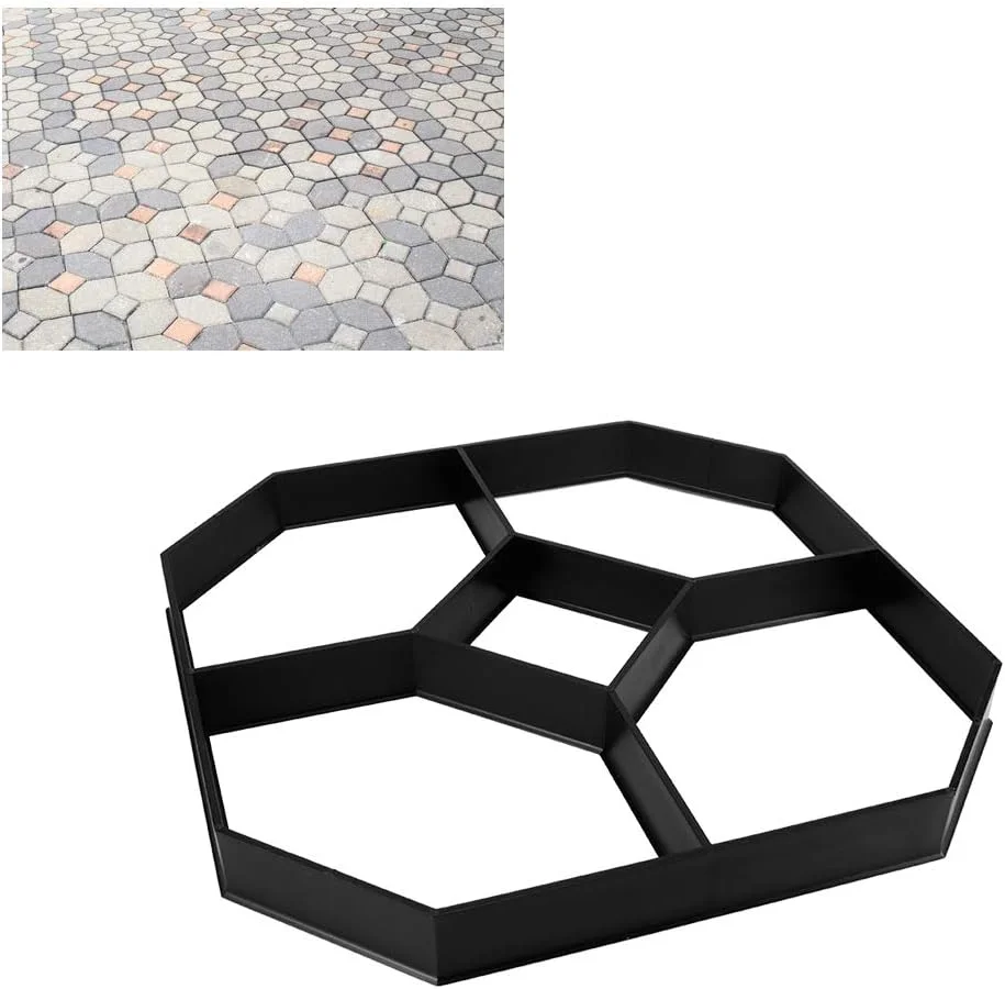 قالب سازنده MAOINKL، قالب سنگفرش آجری سیمانی برای مسیرهای پیاده‌روی، قالب سنگ پله، قالب سنگفرش بتنی قابل استفاده مجدد با دفترچه راهنما برای حیاط باغ و پاسیو