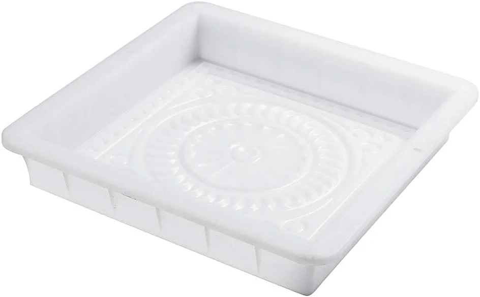 قالب باغچه KingLan، قالب پلاستیکی DIY برای ساخت مسیر، قالب طرح گل برای سنگفرش و ابزار سنگفرشی طرح آجر