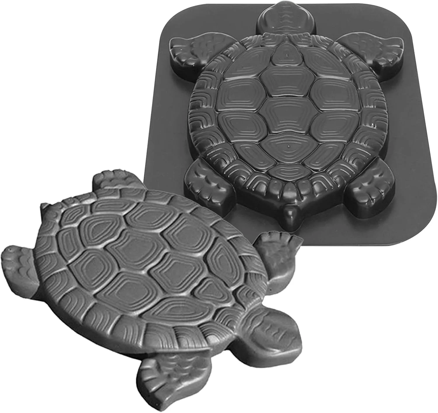 قالب های بتن - قالب های بتنی طرح لاک پشت برای پیاده رو - قالب سنگ فرش قابل استفاده مجدد طرح لاک پشتی برای مسیر، پیاده رو، باغ، چمن، پاسیو