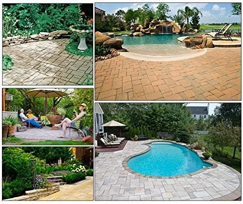 قالب سنگ فرش بتنی 3 عددی برای ساخت مسیر پیاده روی و محوطه سازی