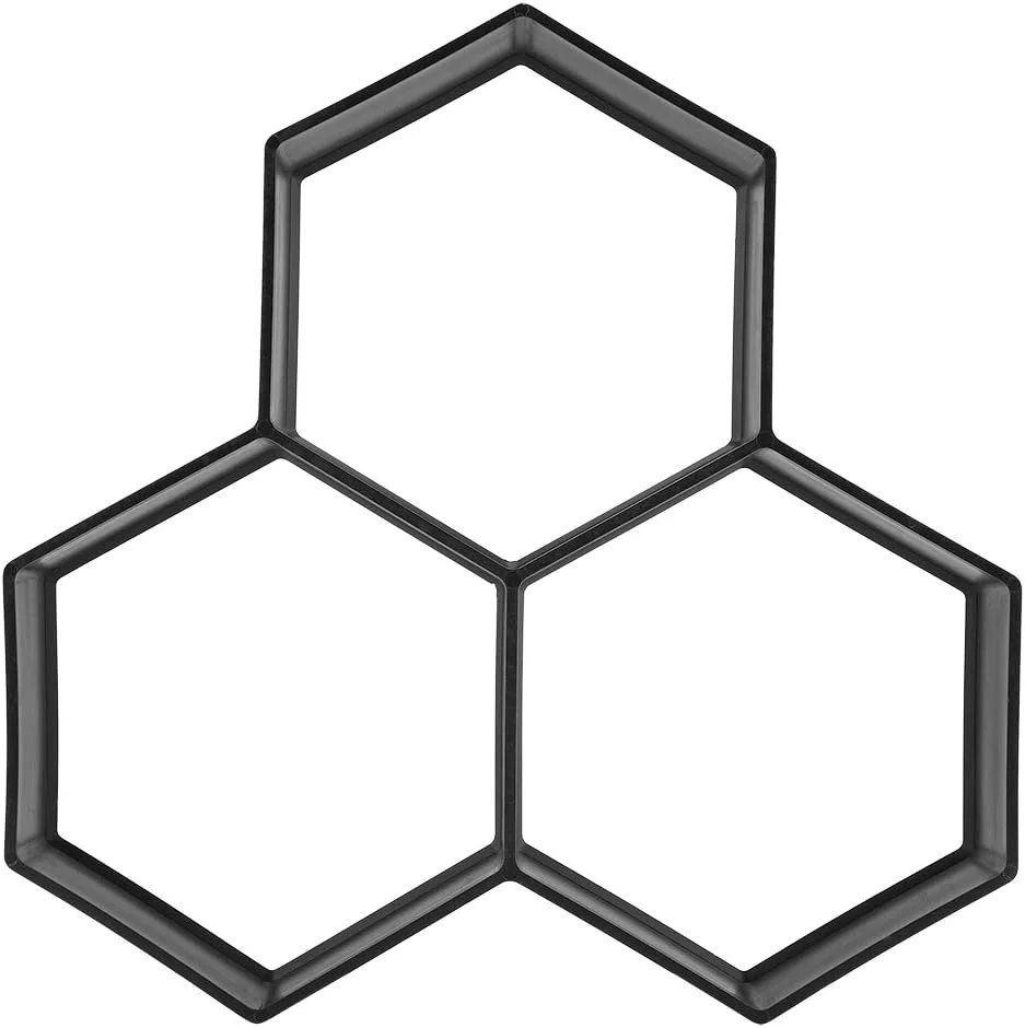 قالب سنگفرش، قالب بتنی برای ساخت مسیر پیاده‌رو، قالب چندبار مصرف شش ضلعی برای حیاط، باغ، چمن، پاسیو، خیابان و مسیر ماشین‌رو