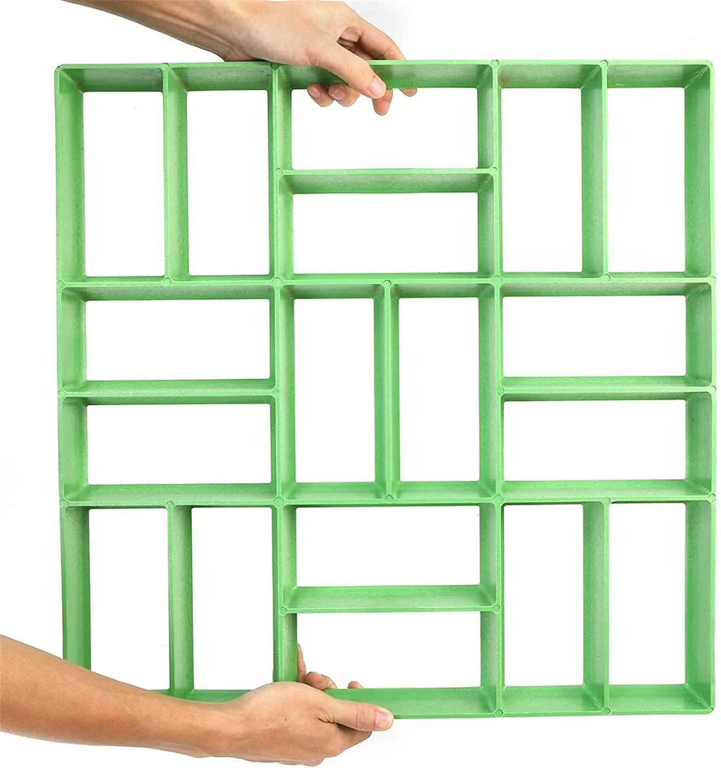 قالب آجر سیمانی، قالب بتن پیاده رو حیاط باغ DIY، قالب های آجر سیمانی برای جاده، ابزار ساخت مسیر پیاده رو سنگی پاسیو مناسب برای سنگفرش کردن تراس ها