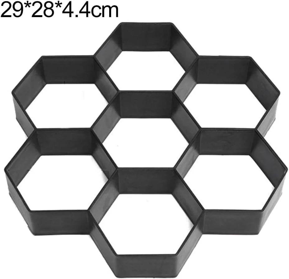 قالب ساخت مسیر آجری DIY، قالب سنگفرش باغ، قالب بتنی سیمانی سنگفرش جاده ای قابل استفاده مجدد