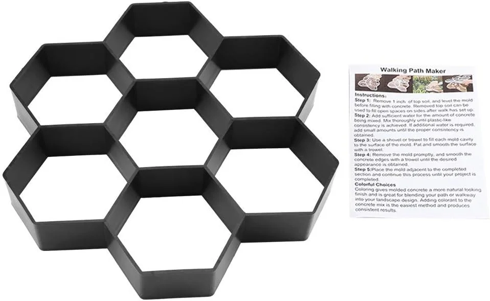 قالب راه ساز، قالب بتنی برای سنگفرش، قالب سیمانی برای ساخت مسیر چمن، قالب آجر، سنگ های تزئینی