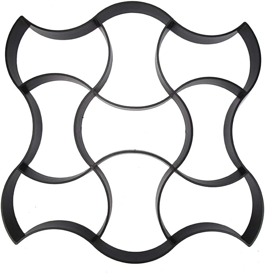 قالب ساخت مسیر آجری DIY، قالب سنگفرش باغ، قالب بتنی سیمانی جاده ای سنگفرش قابل استفاده مجدد G