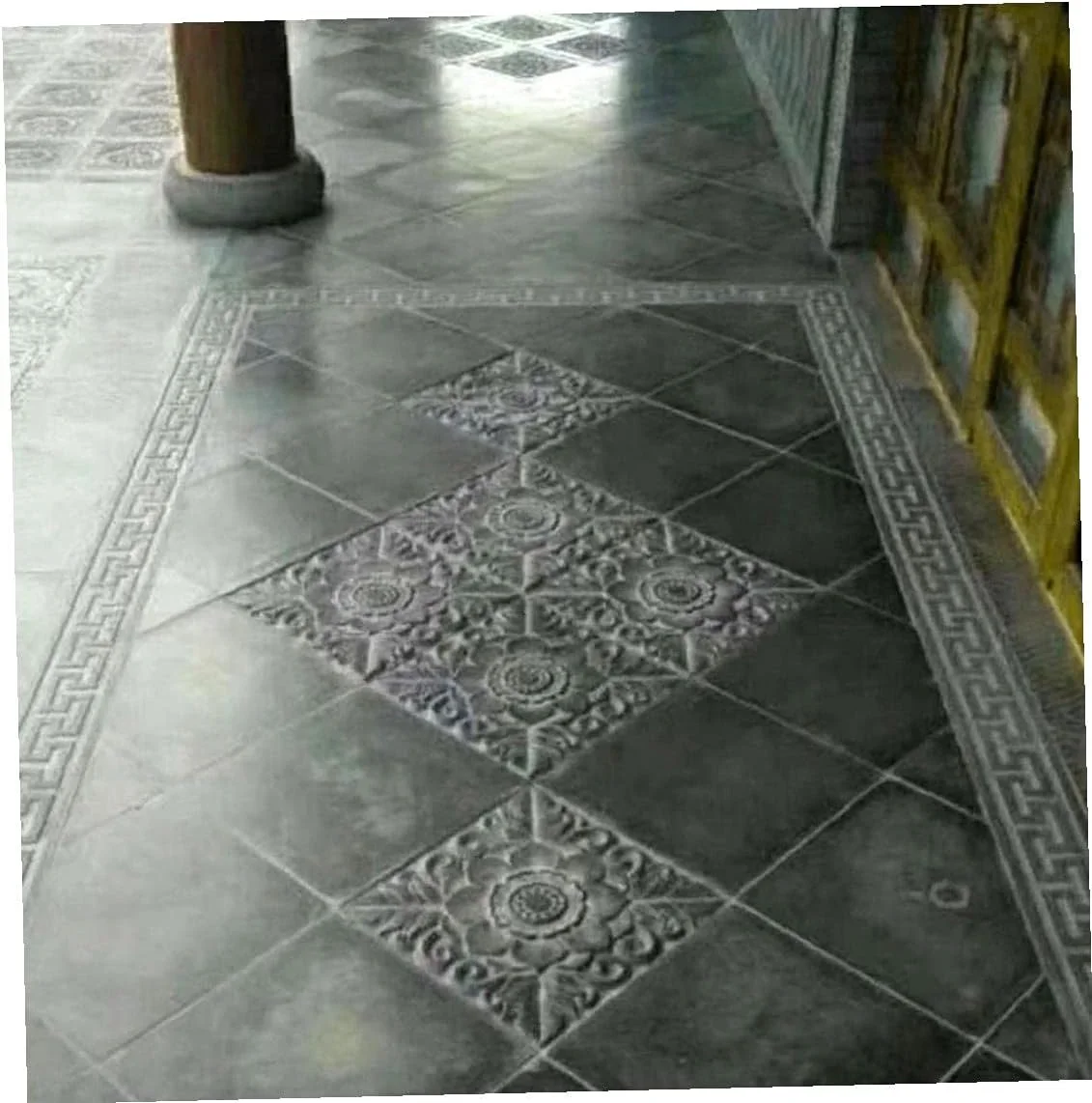 قالب سنگ فرش مربعی، قالب بتن باغ، قالب مسیر ساز سنگ فرش برای پیاده رو