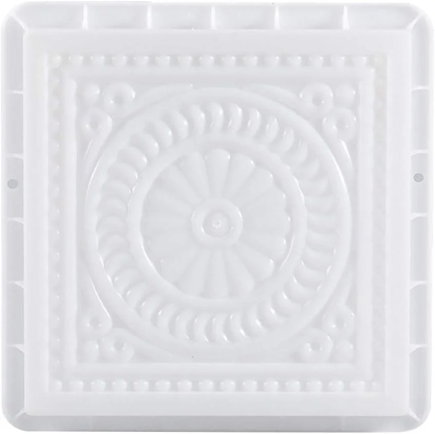 قالب پلاستیکی سنگ فرش مربعی شکل برای ساخت مسیر، قالب بتنی شبیه ساز آجر، ابزار ساخت باغ، تزئینات باغ