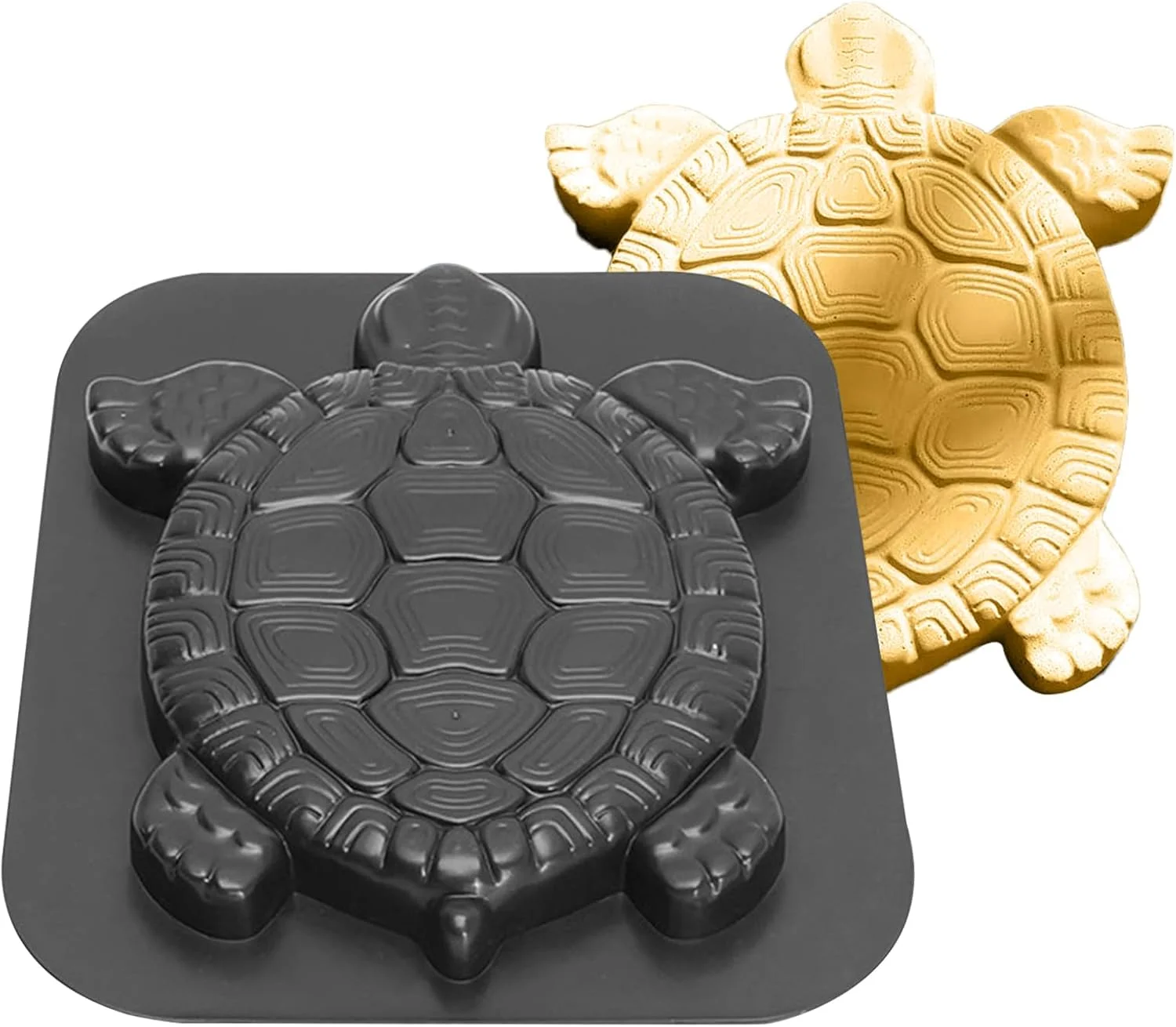 قالب سنگ فرش - قالب های بتنی طرح لاک پشت برای مسیرهای پیاده رو - قالب سنگ فرش قابل استفاده مجدد، لوازم جانبی برای ساخت مسیرهای پیاده رو، پاسیو، چمن، باغ، پارک و محوطه سازی