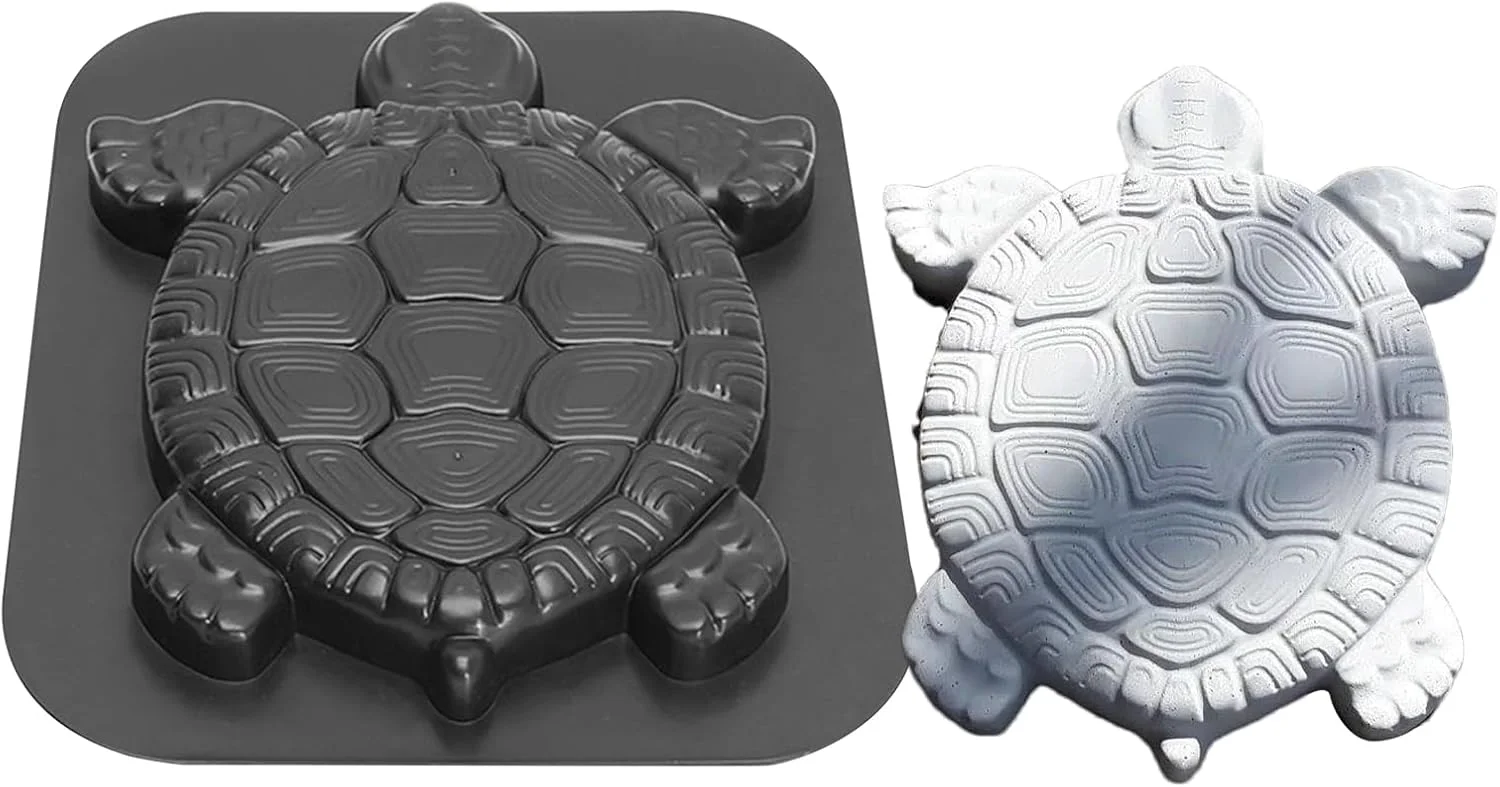 قالب های سیمانی | قالب سنگ فرش طرح لاک پشتی برای بتن | قالب سنگفرش قابل استفاده مجدد لوازم جانبی برای مسیر پیاده رو پاسیو چمن باغ پارک محوطه سازی