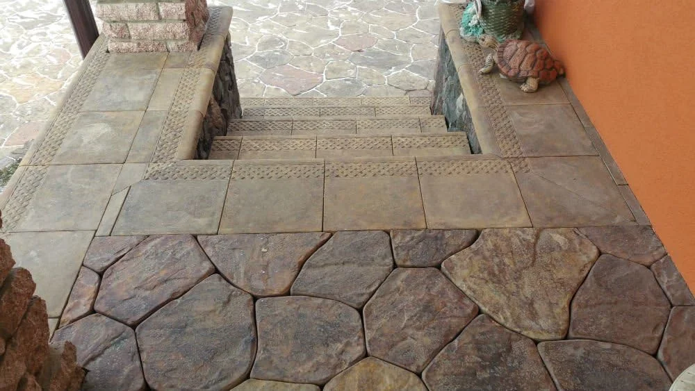 قالب پلاستیکی سنگ فرش، مناسب برای مسیرهای باغ و حیاط - 6 عدد