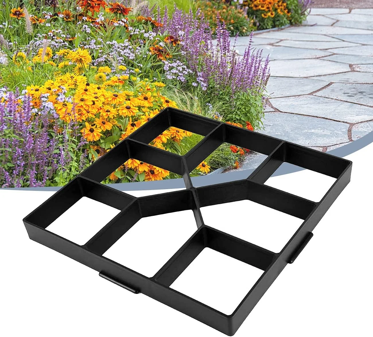 قالب بتن برای سنگفرش، قالب آجری برای ساخت مسیر، قالب بتنی بادوام، مناسب برای سنگفرش باغ، سنگ های پله ای، دال های سنگفرشی