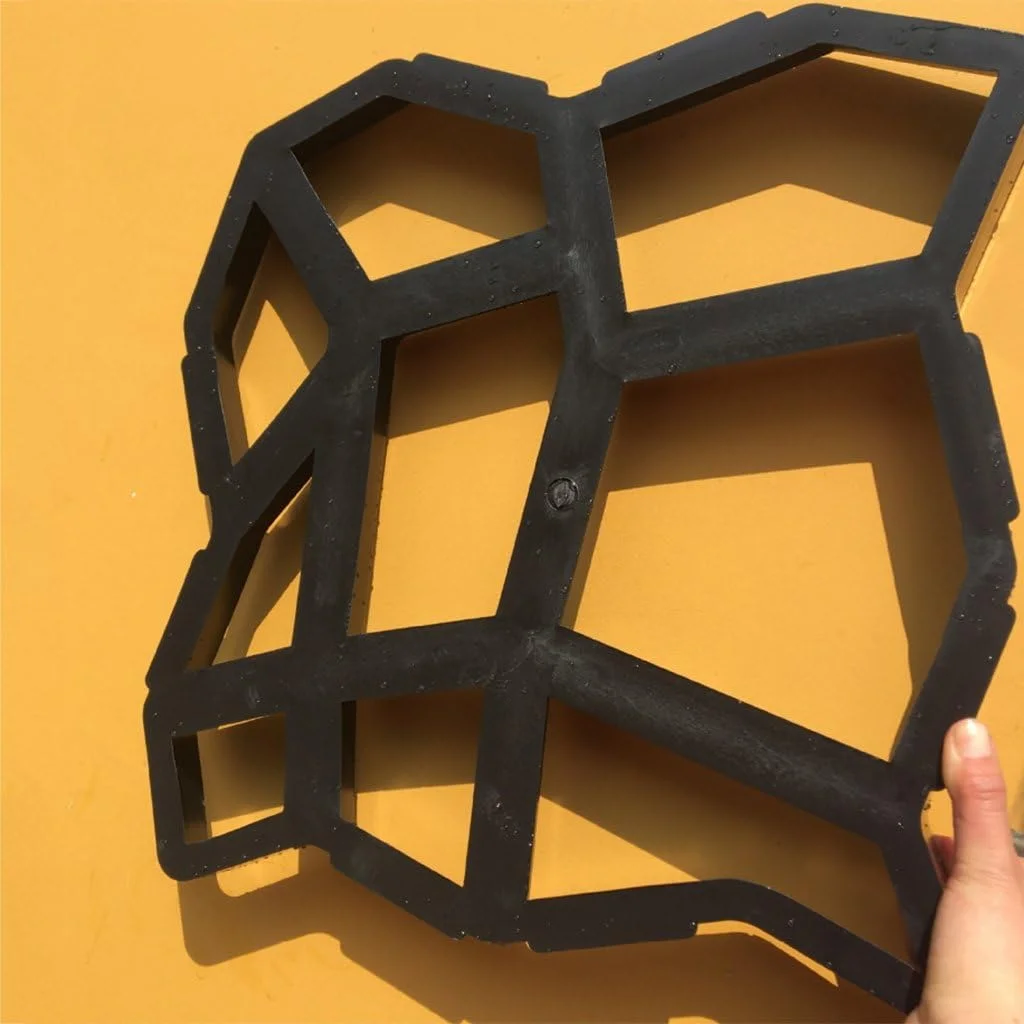 قالب سنگ فرش، قالب بتن برای پیاده رو، قالب نه خانه ای برای ساخت مسیر باغ