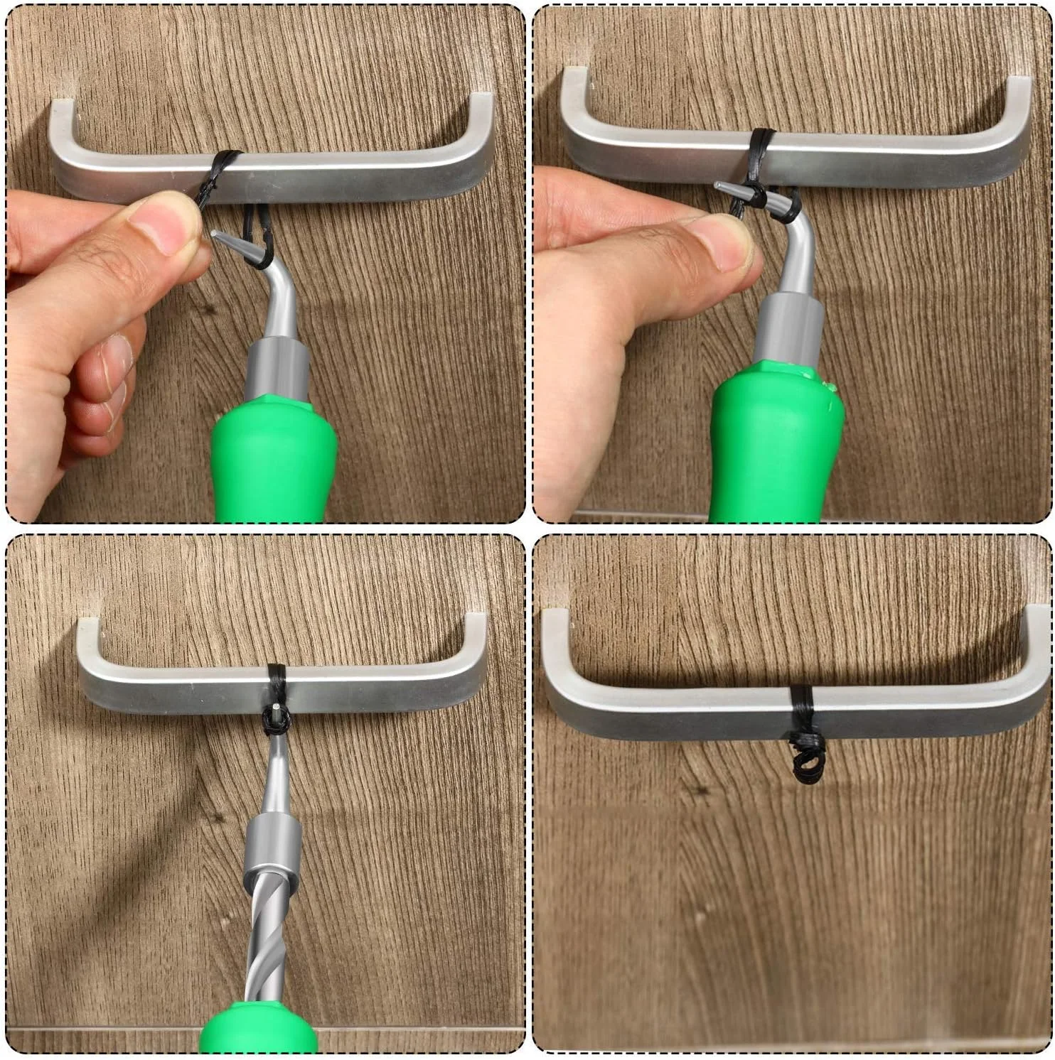 ابزار مفتول پیچ، 2 عدد مفتول پیچ اتوماتیک آرماتور، ابزار مفتول پیچ آرماتور، مفتول پیچ آرماتور، ابزار کشش مفتول پیچ، ابزار پیچاندن مفتول فلزی بتن (قلاب خمیده و صاف)