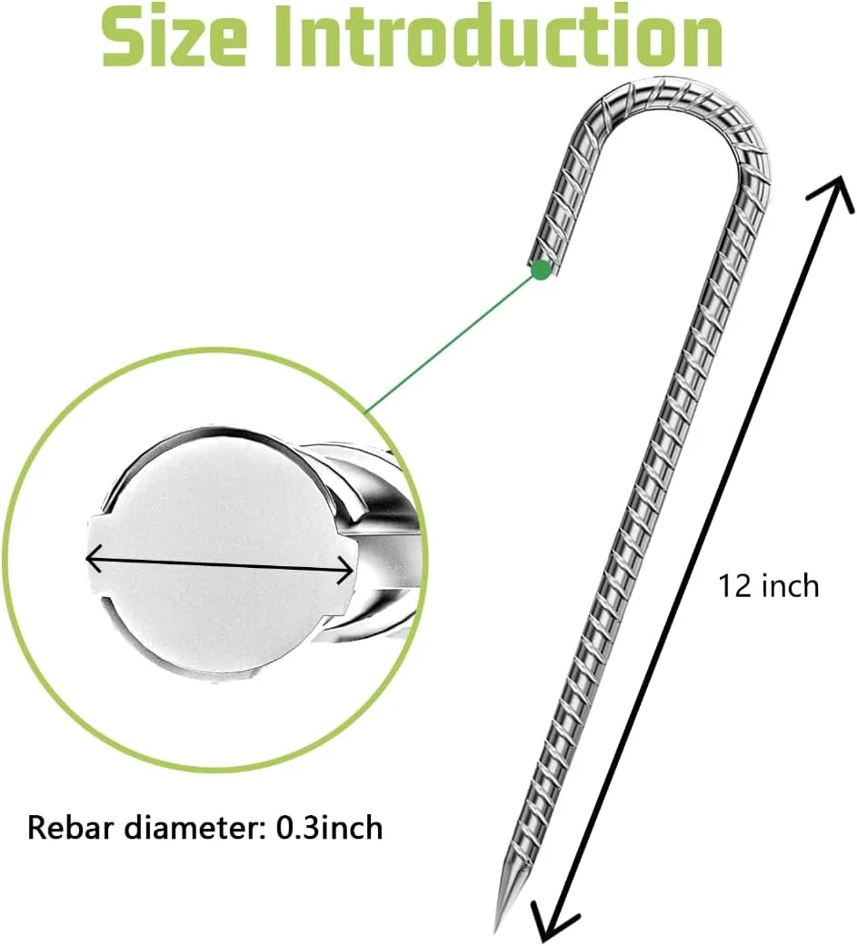 میخ های میلگرد QNLONG مدل J بسته 4 عددی