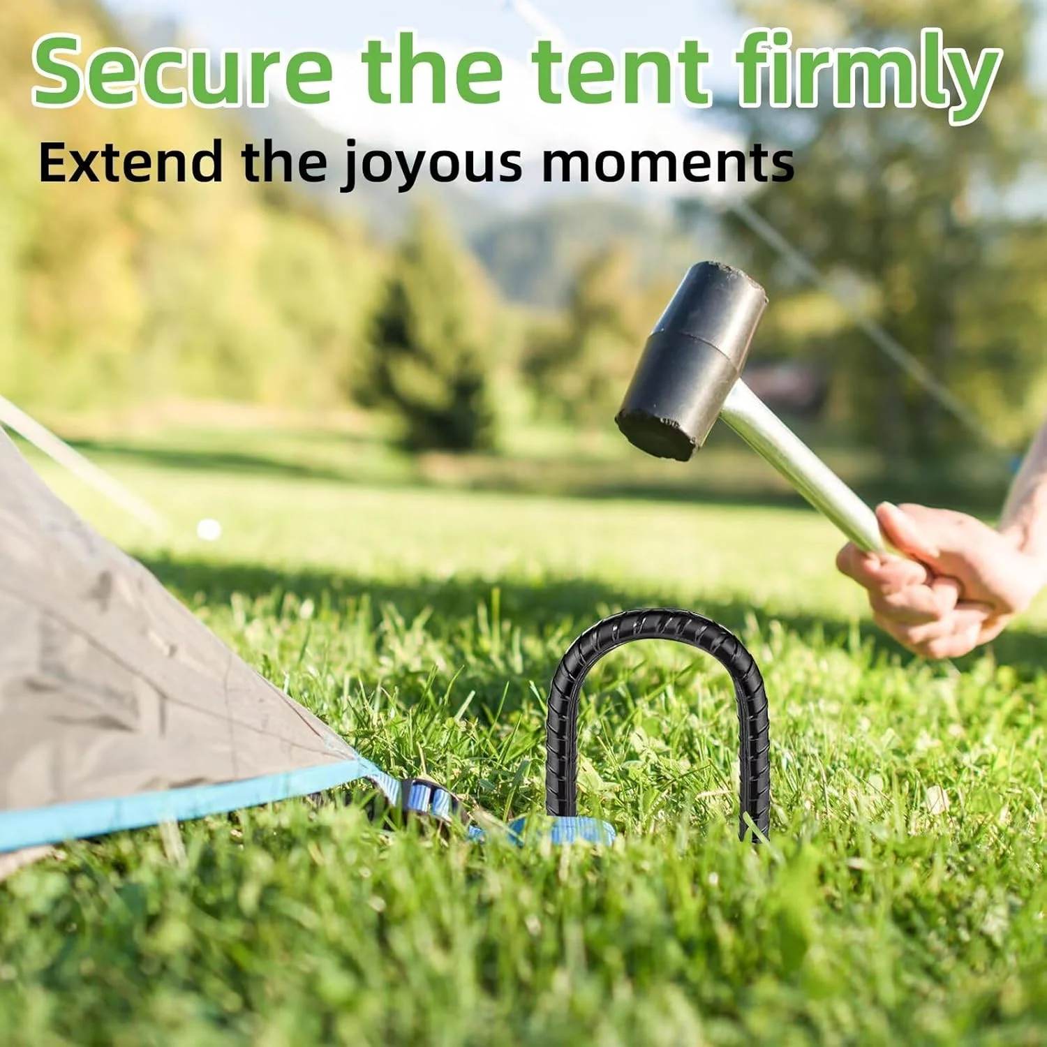 میخهای میلگردی 12 اینچی U شکل، میخهای ترامپولین بلند، بسته 4 عددی میخهای زمینی باغچه، میخهای چادر فولادی گالوانیزه، لنگرهای زمینی سنگین برای کیتهای موقعیت، دروازههای فوتبال، برزنت و هنرهای حیاط میخهای میلگردی 12 اینچی U شکل، میخهای ترامپولین بلند، بسته 4 عددی میخهای زمینی باغچه، میخهای چادر فولادی گالوانیزه، لنگرهای زمینی سنگین برای کیتهای موقعیت، دروازههای فوتبال، برزنت و هنرهای حیاط