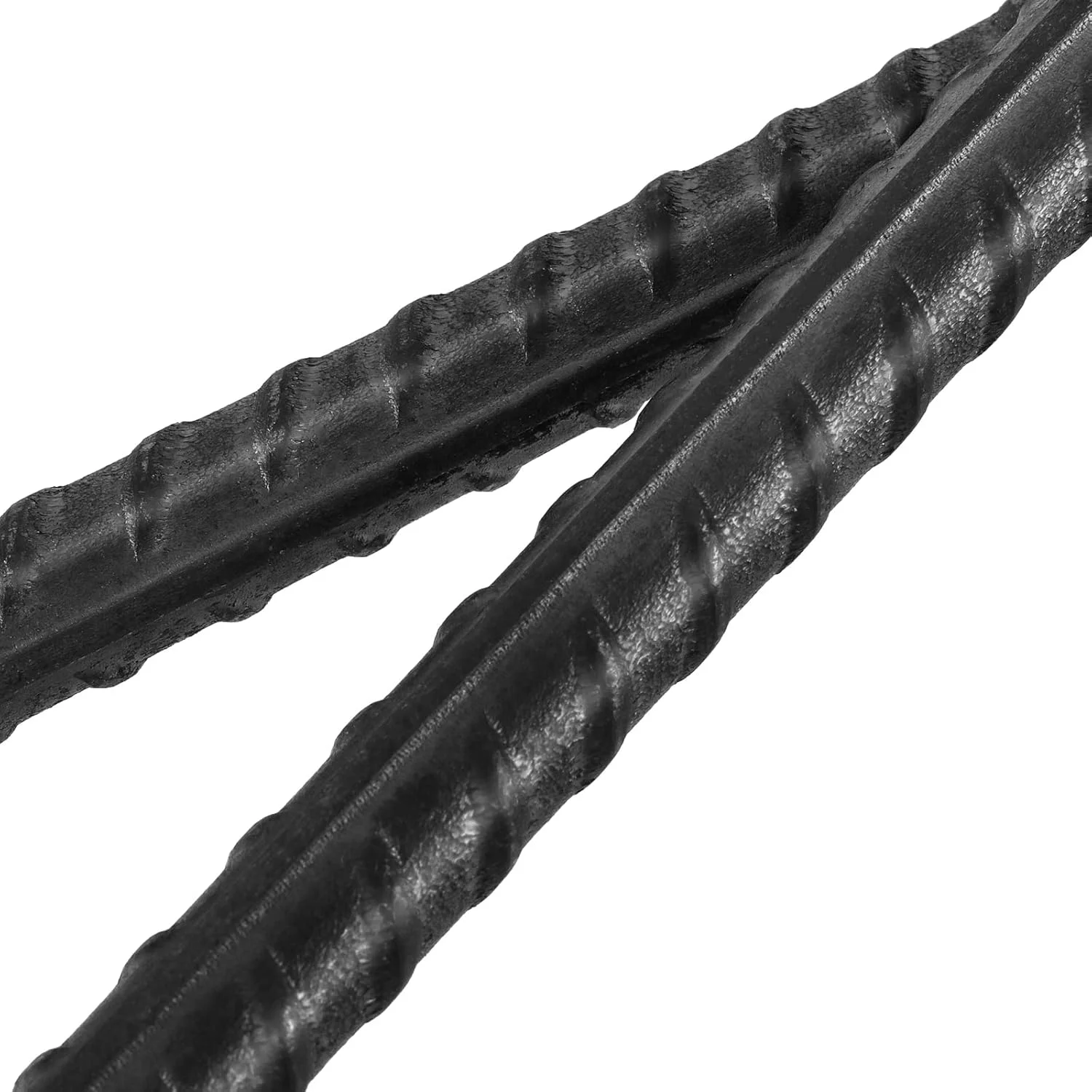 20 عدد میله فولادی سیاه 12 اینچی، میله های محکم فولادی برای قالب بندی بتن، کمپینگ، کاشت