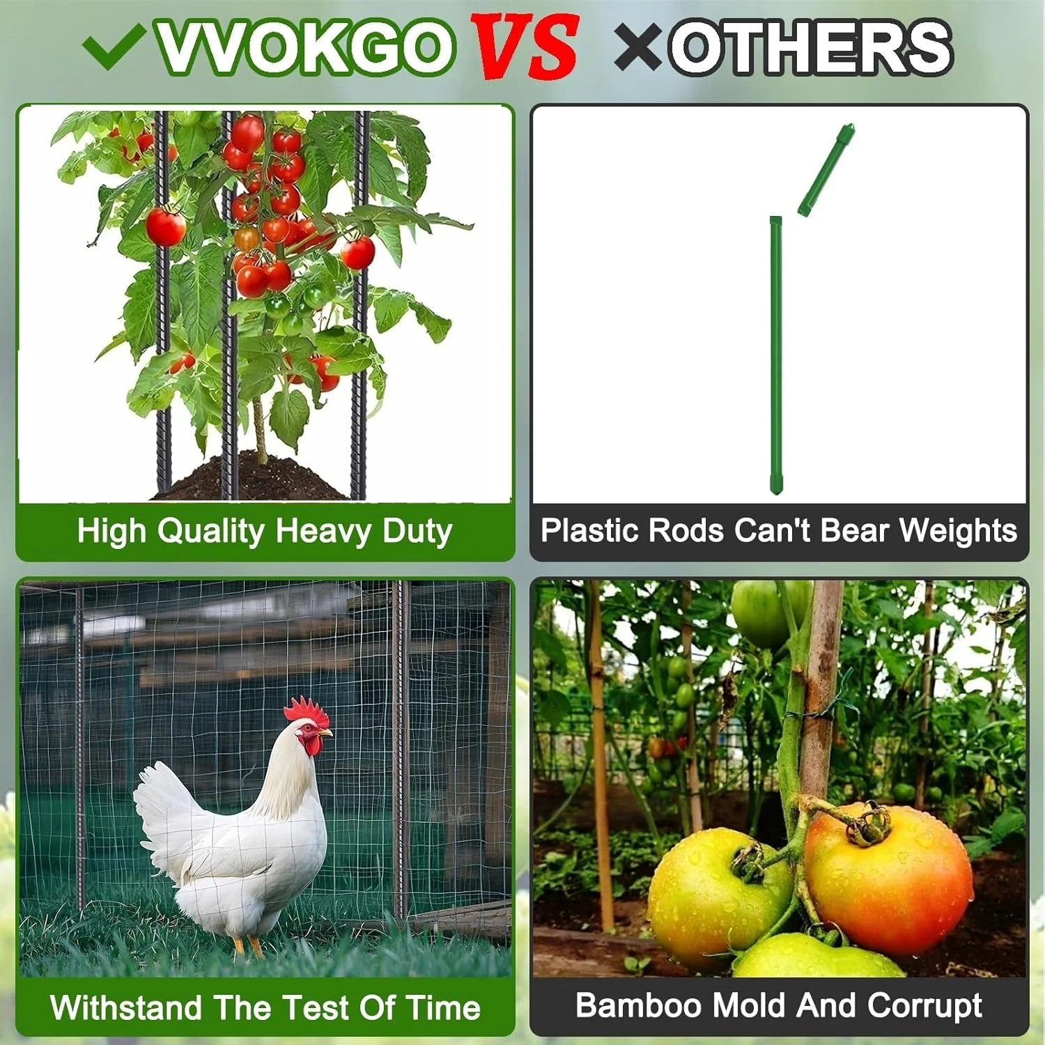 میخ های فولادی - 60 سانتی متر، میخ های مستقیم فولادی سنگین (16 عدد)، لنگرهای فولادی با قطر 9.5 میلی متر با نوک تیز برای پشتیبانی از گیاهان، لبه های باغ، محوطه سازی، رنگ میخ های فولادی - 60 سانتی متر، میخ های مستقیم فولادی سنگین (16 عدد)، لنگرهای فولادی با قطر 9.5 میلی متر با نوک تیز برای پشتیبانی از گیاهان، لبه های باغ، محوطه سازی، رنگ