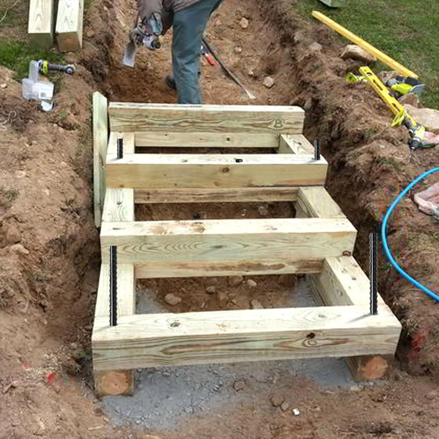 میخ های میلگرد مستقیم