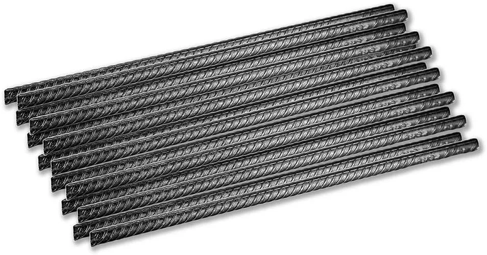 میخ های مهاربند میلگرد Pinnacle Mercantile، سایز 12 اینچ، سنگین، گرد 3/8 اینچ، مجموعه 16 عددی