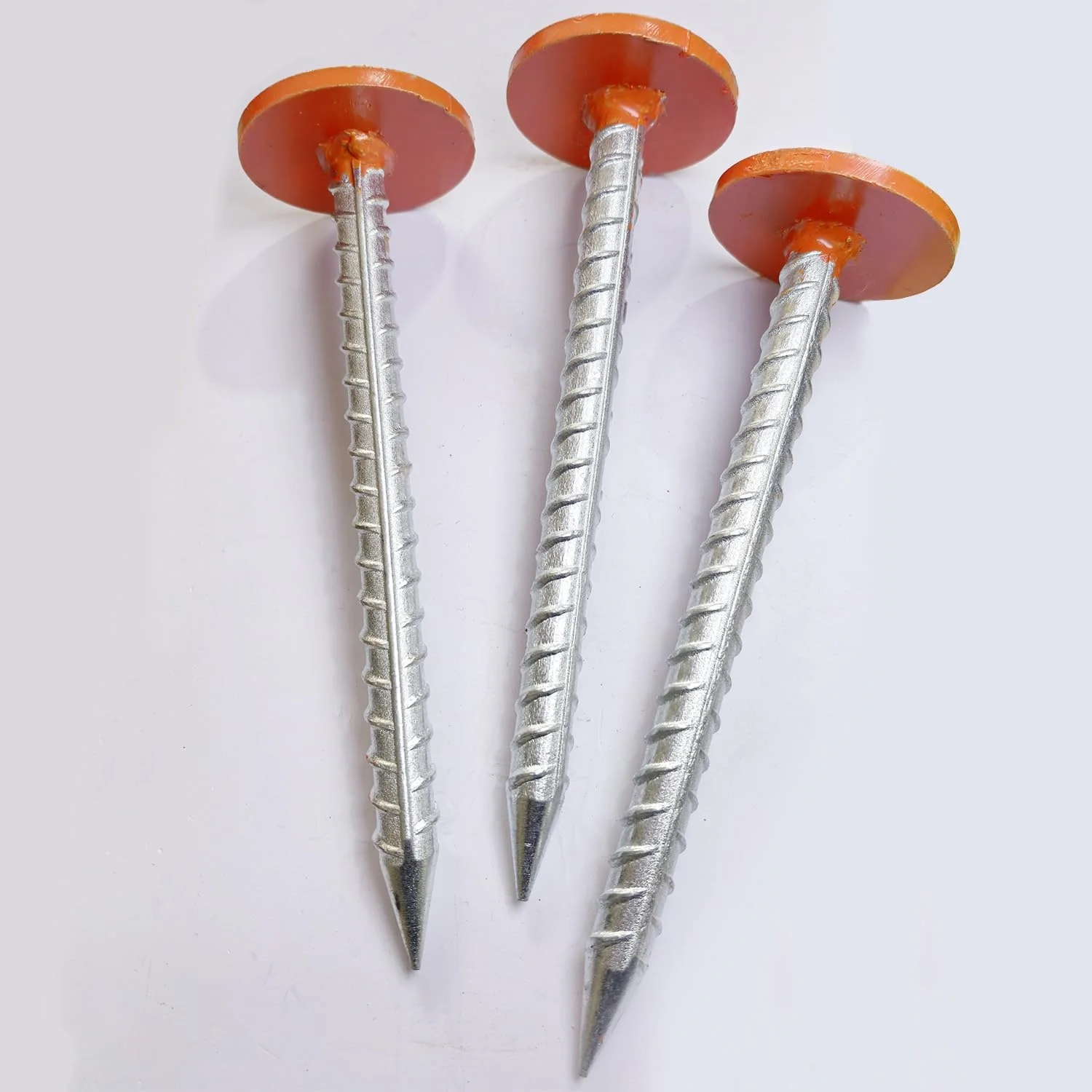 میخ های نشانه گذاری میلگرد WANSRUYI، طول 30 سانتیمتر - وزن 612 گرم، نارنجی پررنگ (بسته 8 عددی) میخ های نشانه گذاری میلگرد WANSRUYI، طول 30 سانتیمتر - وزن 612 گرم، نارنجی پررنگ (بسته 8 عددی)
