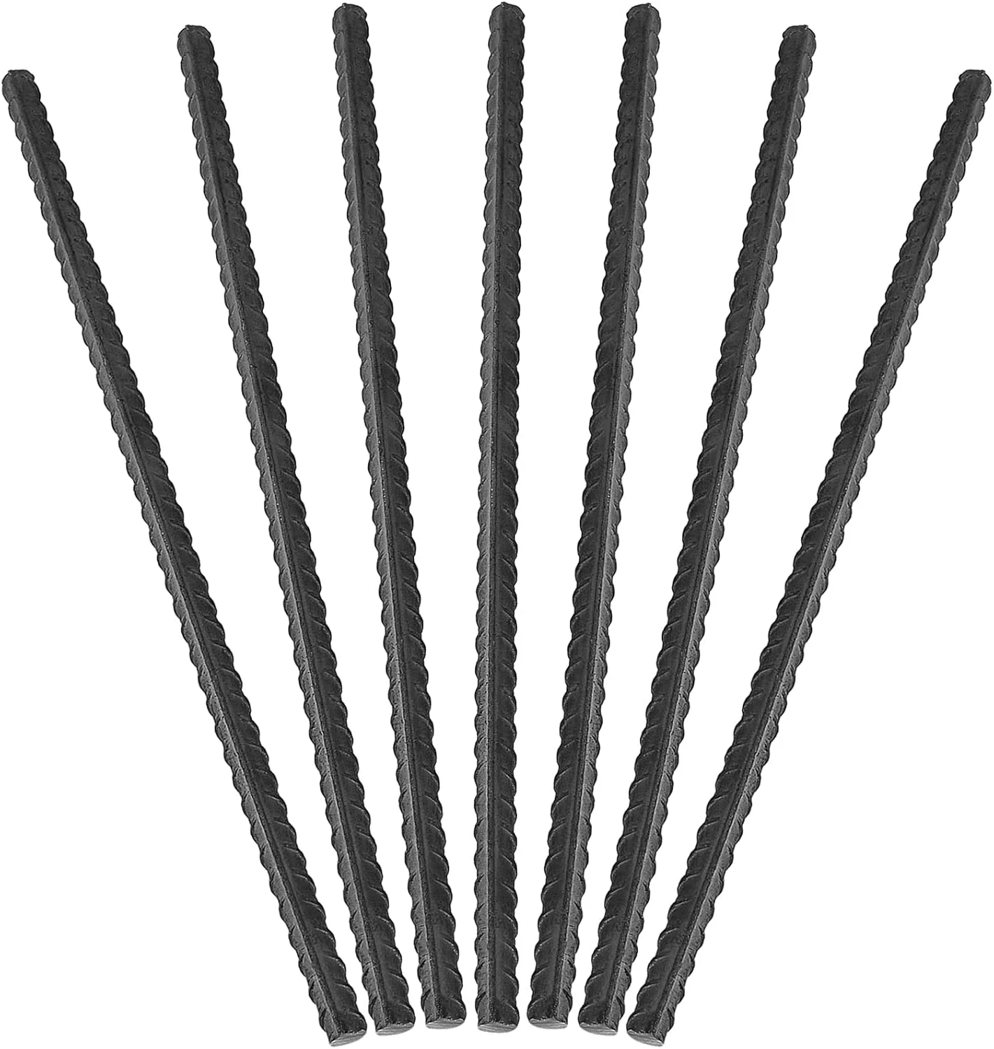 میخ های میلگردی سنگین SHEUTSAN، 20 عددی، 3/8 اینچ ضخامت، میخ های لنگر زمینی میلگردی فولادی، میخ های فلزی مستقیم برای چادر کمپینگ، قالب بندی بتن، میخ های گیاهی، مشکی