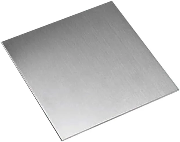 ورق استیل 304 جینسیری، ضخامت 5 میلی متر، ابعاد 100x100 میلی متر