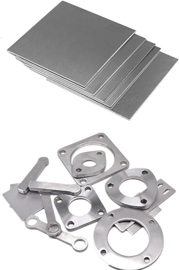 ورق استیل 304 جینسیری، ضخامت 5 میلی متر، ابعاد 100x100 میلی متر