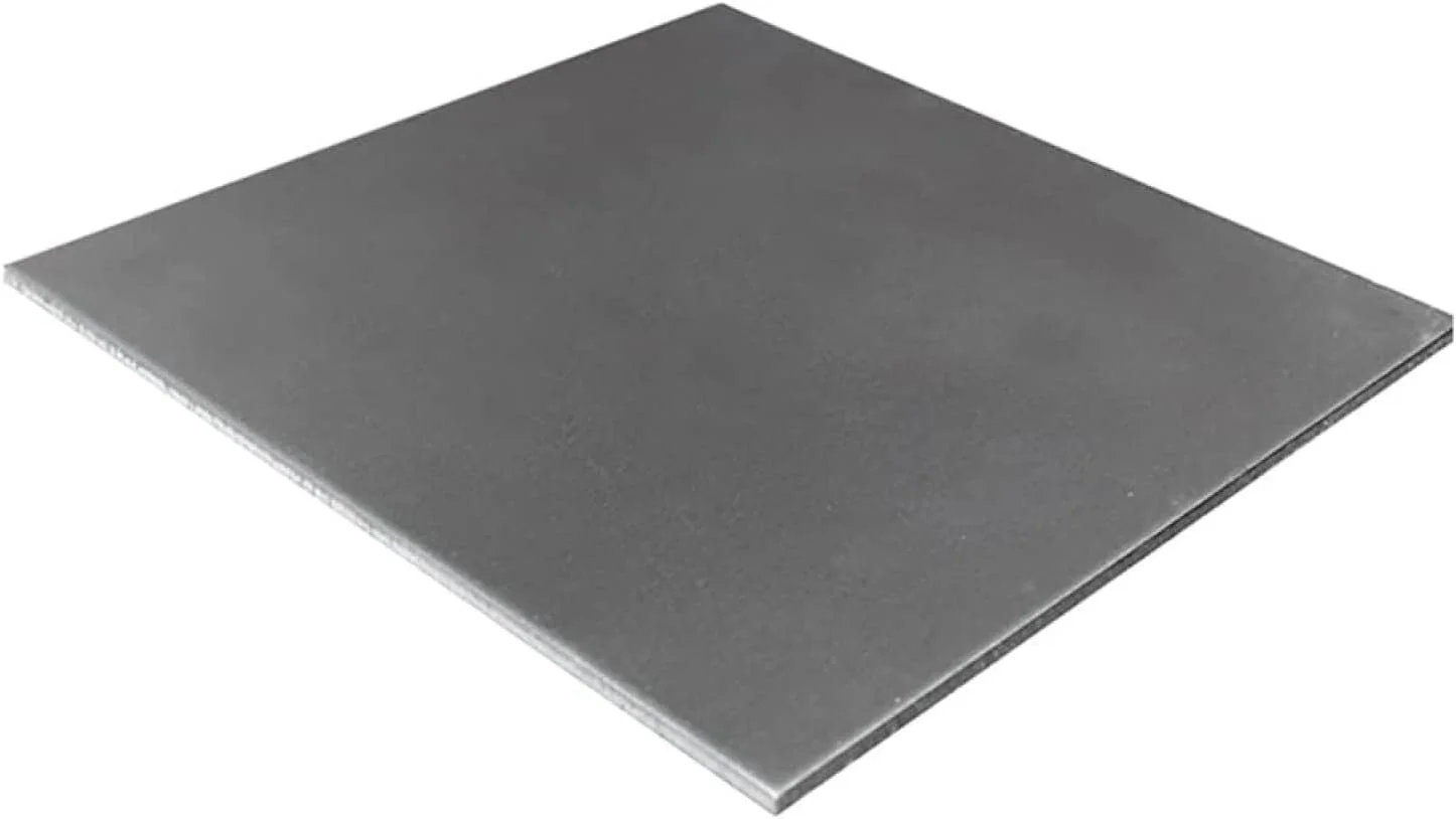 ورق فولادی گرم نورد شده A3/Q235، ورق مواد اولیه برای کارهای تعمیراتی، طول 300 میلی متر X عرض 300 میلی متر، ضخامت 2 میلی متر