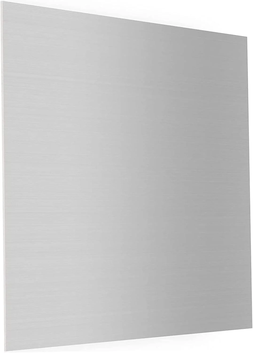 ورق آلومینیوم 5052 H32 به ابعاد 30x30x0.08 سانتی متر، صفحه آلومینیومی تخت و نازک پوشیده شده با فیلم محافظ، صفحه فلزی آلومینیومی مستطیلی برای صنایع دستی، صنعتی، 0.5 میلی متر