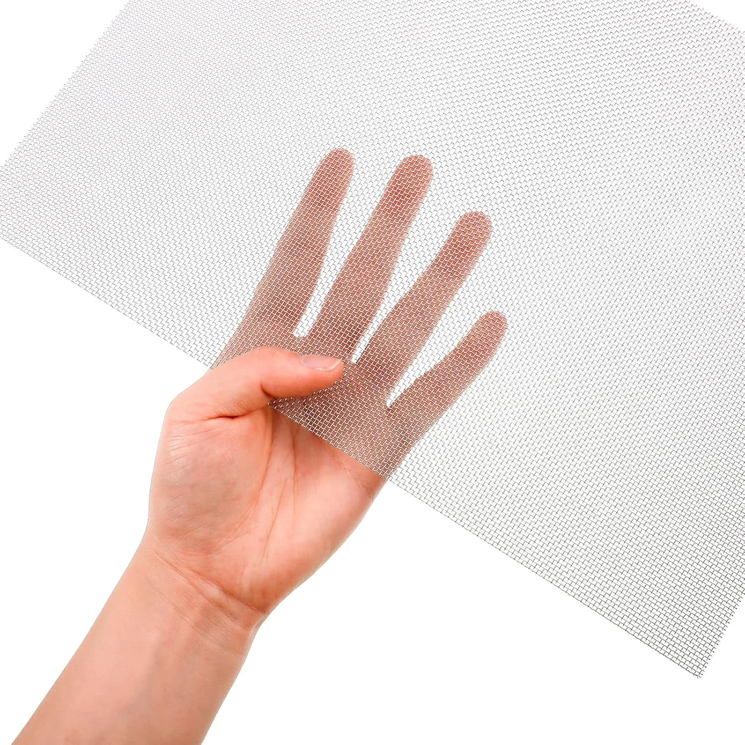 توری سیمی 6 عددی، توری 20 مش، پانل های توری سیمی استیل ضد زنگ، ورق توری فلزی حشرات، توری سیمی ظریف، ورق توری سیمی برای دریچه ها، خانه، آشپزخانه، باغ (210x300 میلی متر)