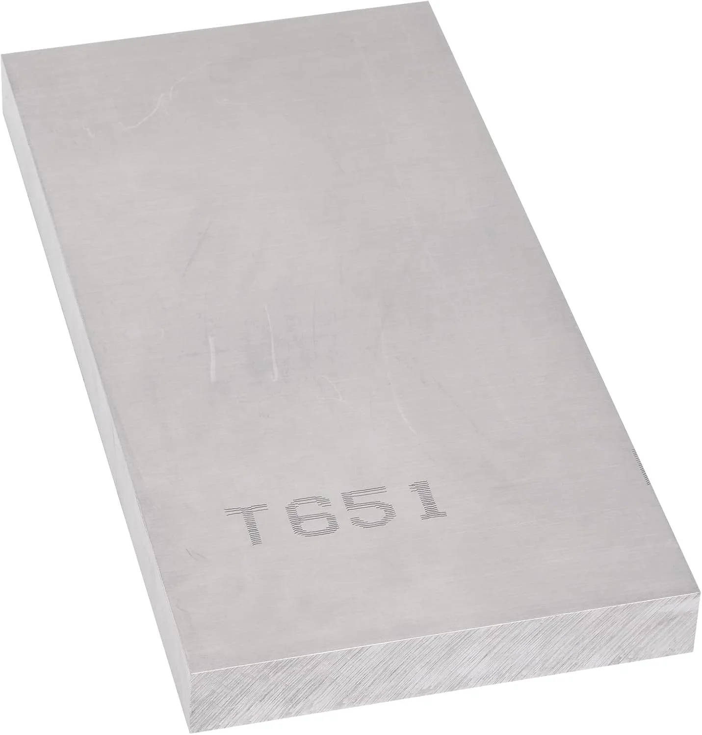 ورق آلومینیوم Lswteiz 6061 T651، 15.24 در 30.48 در 2.54 سانتی‌متر، صفحه آلومینیومی تخت با روکش محافظ، صفحه فلزی آلومینیومی مستطیلی قابل عملیات حرارتی 2.54 سانتی‌متری از Espessu