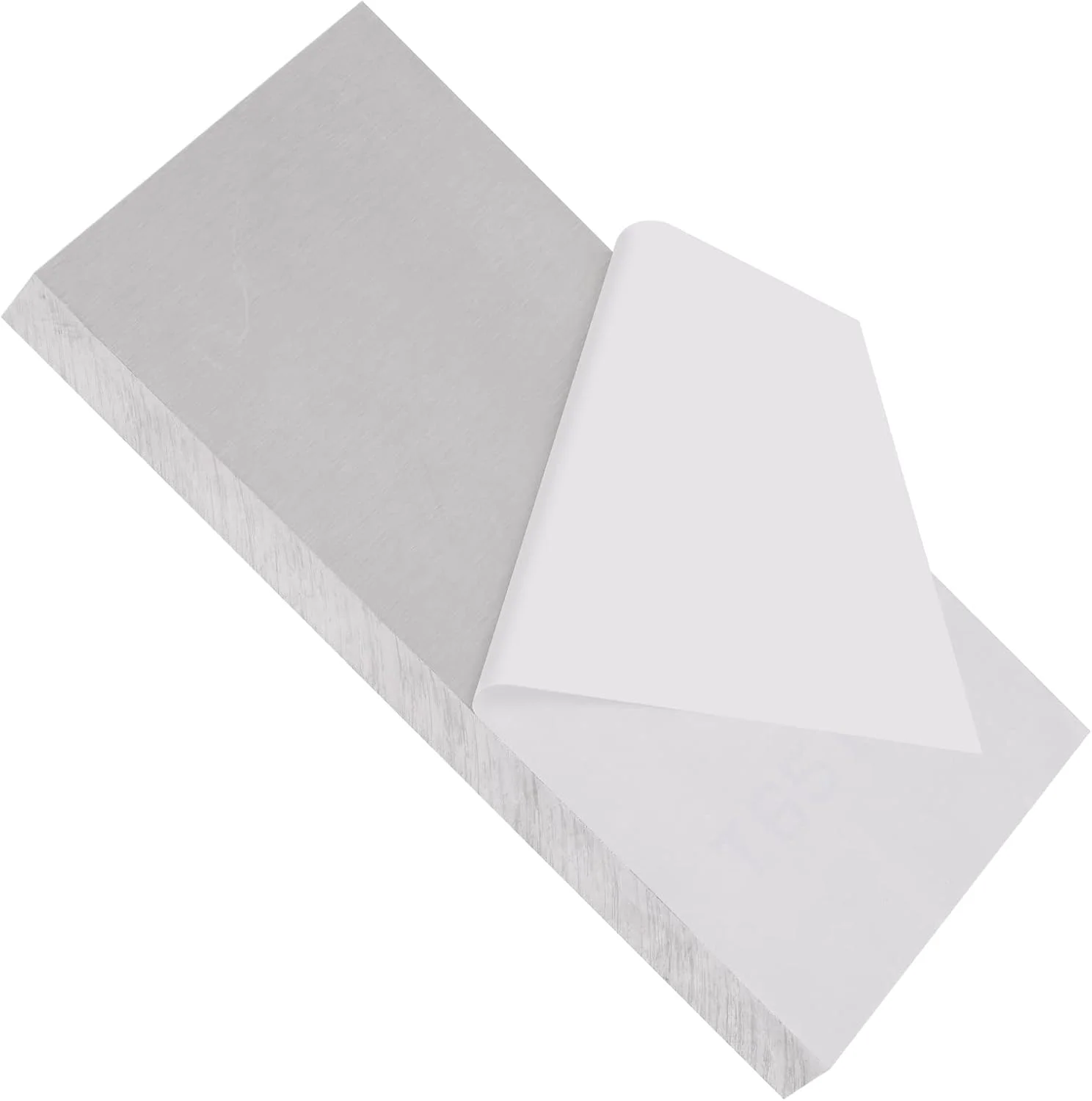 ورق آلومینیوم Lswteiz 6061 T651، 15.24 در 30.48 در 2.54 سانتی‌متر، صفحه آلومینیومی تخت با روکش محافظ، صفحه فلزی آلومینیومی مستطیلی قابل عملیات حرارتی 2.54 سانتی‌متری از Espessu