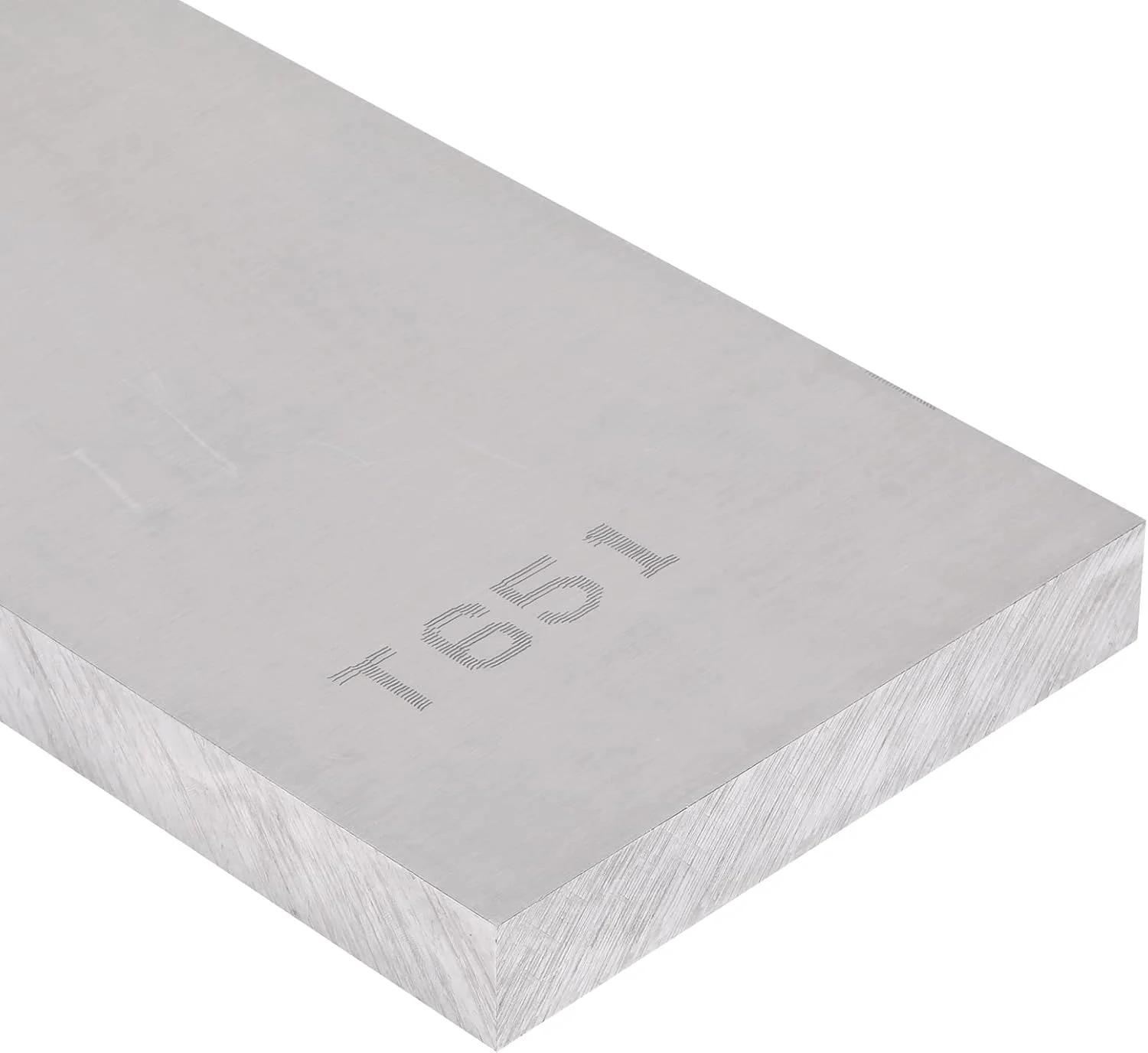 ورق آلومینیوم Lswteiz 6061 T651، 15.24 در 30.48 در 2.54 سانتی‌متر، صفحه آلومینیومی تخت با روکش محافظ، صفحه فلزی آلومینیومی مستطیلی قابل عملیات حرارتی 2.54 سانتی‌متری از Espessu