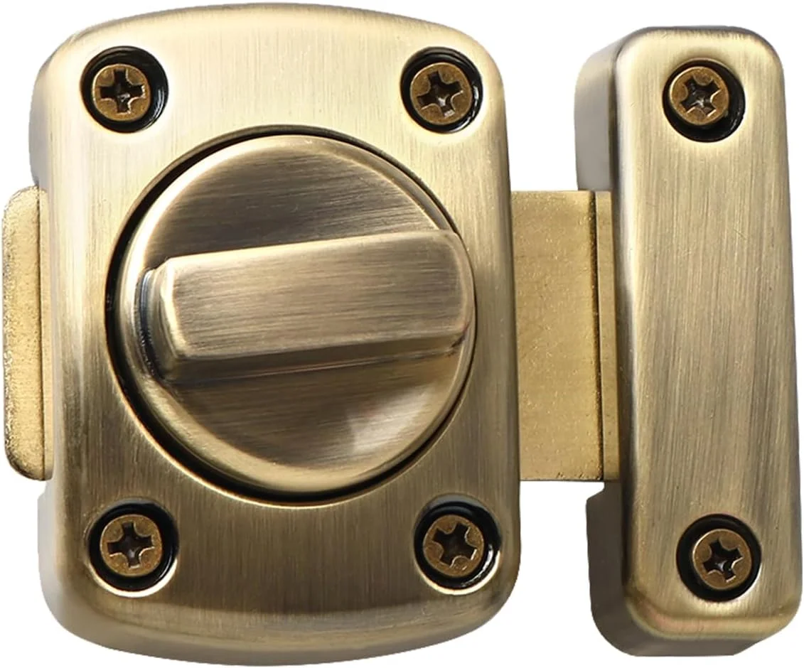 قفل کشویی چرخشی Alise MS220C-Q، قفل درب ایمنی، رنگ برنز روغنی