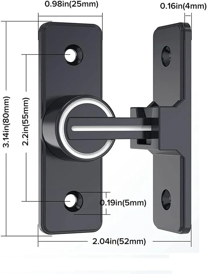 قفل درب انبار، قفل چرخشی 90 درجه سنگین