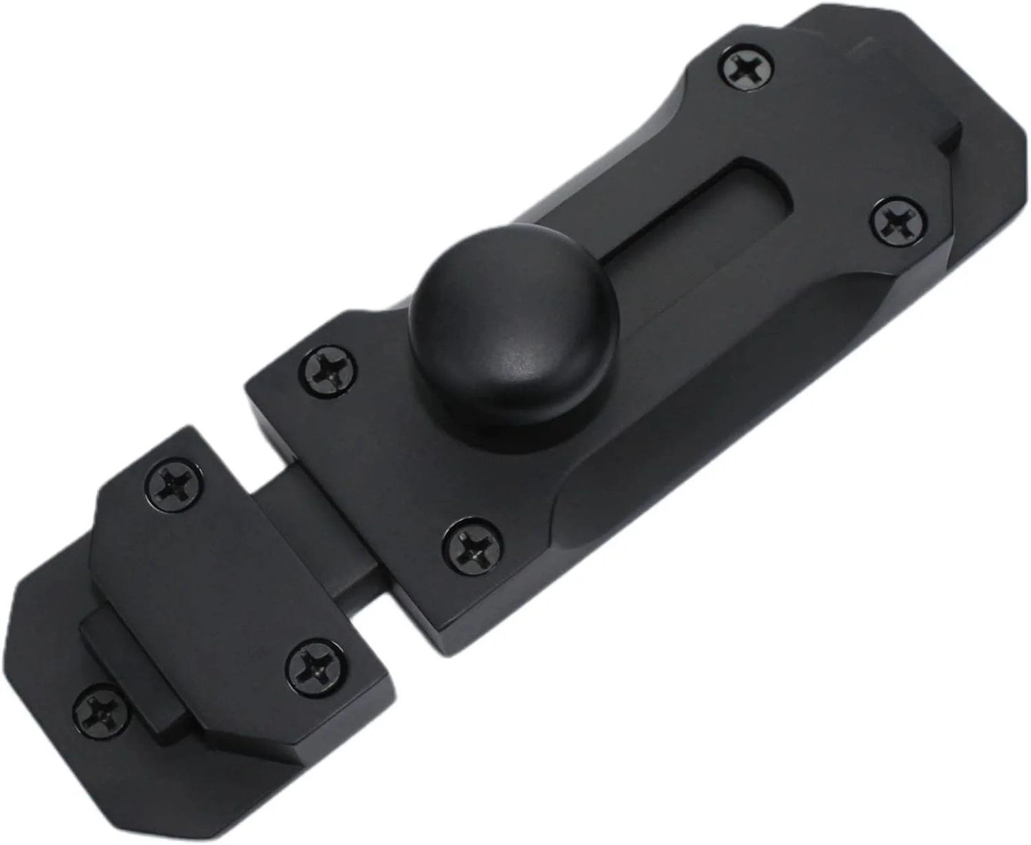 قفل زبانه کشویی درب Bilyglewarwof، قفل کشویی ایمنی درب برای انبار، درب دروازه، دو درب، درب ورودی، سوله (14 سانتیمتر)