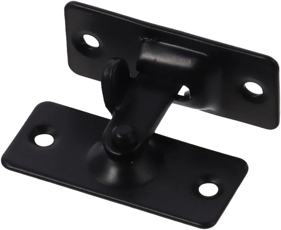 قفل درب زاویه راست 90 درجه، قفل کشویی کوچک امنیتی درب از جنس استیل ضد زنگ برای دروازه ها