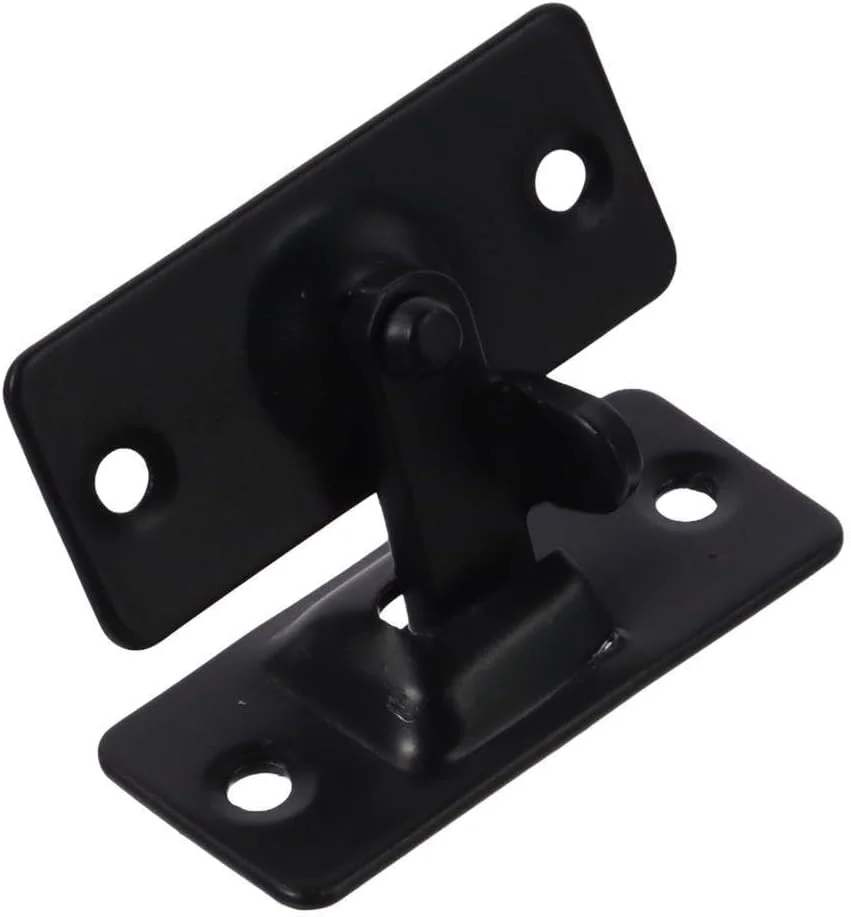 قفل درب زاویه راست 90 درجه، قفل کشویی کوچک امنیتی درب از جنس استیل ضد زنگ برای دروازه ها