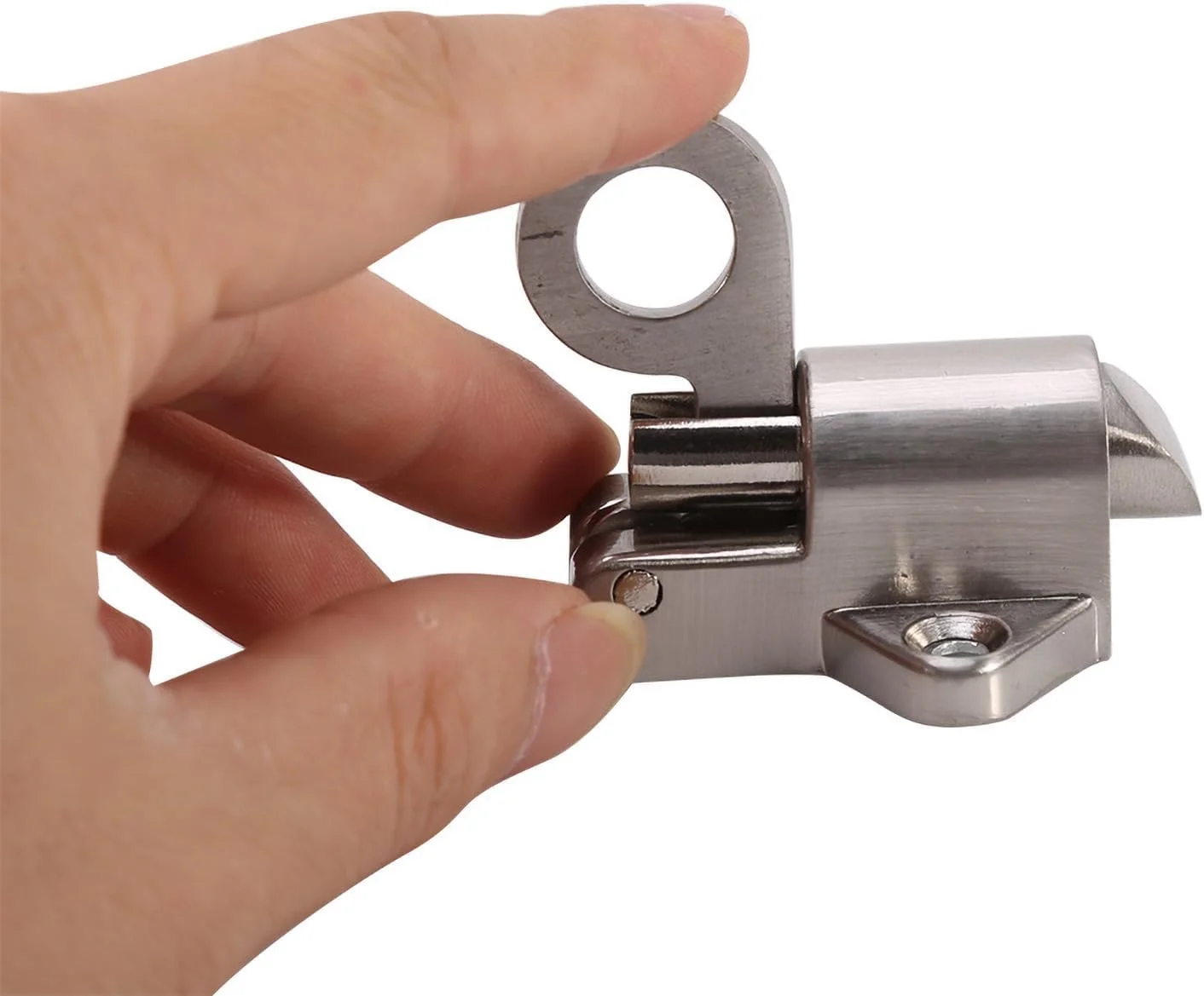 قفل زبانه آلومینیومی، قفل فنری درب با حلقه کششی، قفل خودکار درب و پنجره برای امنیت درب و پنجره منزل