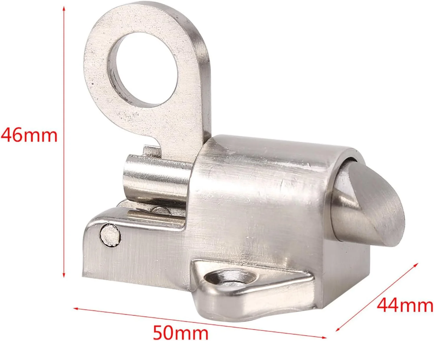 قفل زبانه آلومینیومی، قفل فنری درب با حلقه کششی، قفل خودکار درب و پنجره برای امنیت درب و پنجره منزل