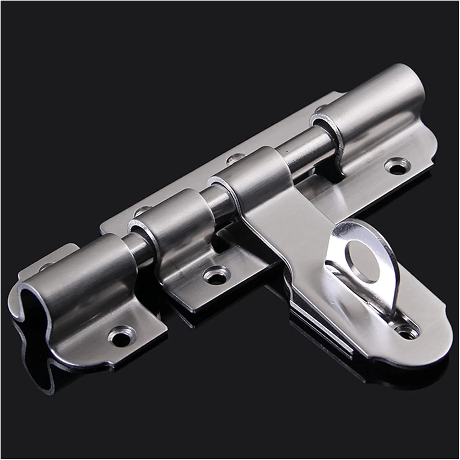 کیت درب بازکن 24 عددی پیچ و مهره استیل ضد زنگ قفل درب منزل و اداره زبانه درب بشکه ای طول 135 میلی متر ضخامت 2.0 میلی متر زندگی راحت را به ارمغان می آورد