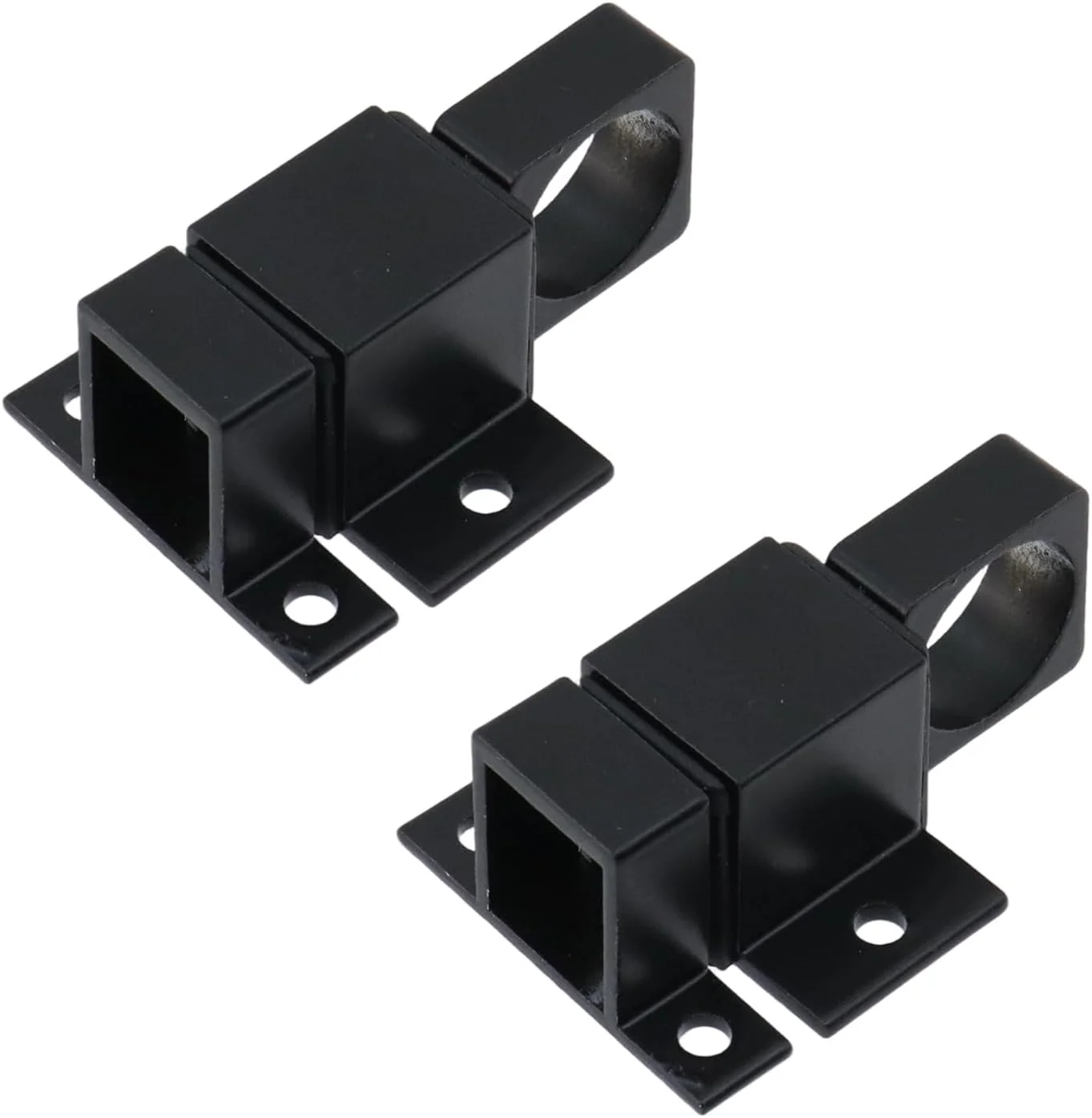 دو عدد قفل خودکار، قفل درب فنری، قفل دروازه آهنی اتوماتیک با پین فنری، قفل پنجره و کابینت برای پنجره، سوله، درب توالت، اتاق خواب و قفس سگ خانگی (مشکی)