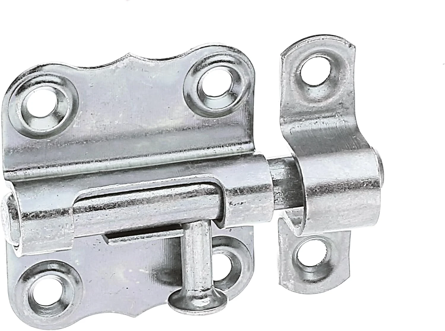 GAH-Alberts 12335 2 قفل تزئینی درب با حلقه 35 میلی متر EAN، گالوانیزه زرد، صفحه 33 x 35 میلی متر