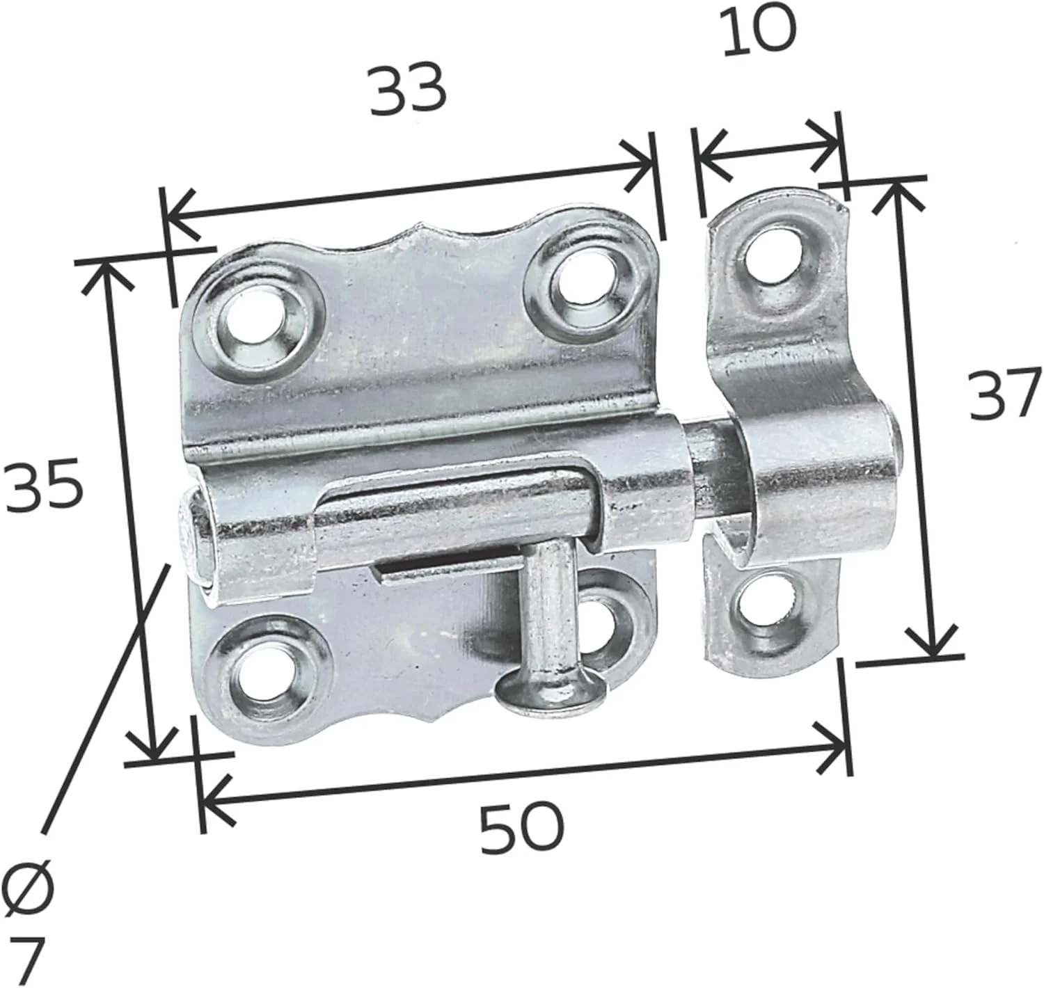 GAH-Alberts 12335 2 قفل تزئینی درب با حلقه 35 میلی متر EAN، گالوانیزه زرد، صفحه 33 x 35 میلی متر GAH-Alberts 12335 2 قفل تزئینی درب با حلقه 35 میلی متر EAN، گالوانیزه زرد، صفحه 33 x 35 میلی متر