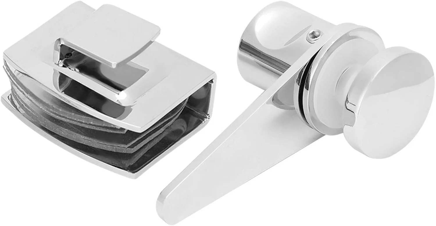 زبانه درب، مناسب برای درب شیشه ای حمام و اتاق دوش، قفل درب و یراق آلات (5008R)