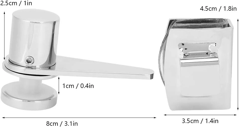 زبانه درب، مناسب برای درب شیشه ای حمام و اتاق دوش، قفل درب و یراق آلات (5008R) زبانه درب، مناسب برای درب شیشه ای حمام و اتاق دوش، قفل درب و یراق آلات (5008R)